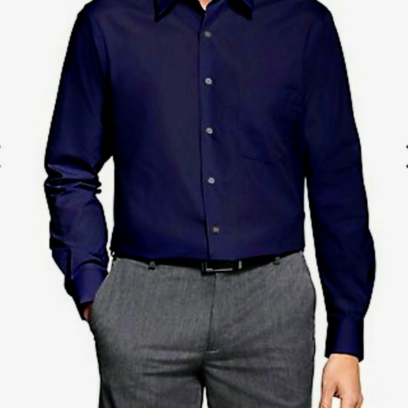 Van Heusen Reg Fit  shirt. Men's 16/ 32/33 - Picture 2 of 8